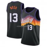 Maglia Phoenix Suns Steve Nash NO 13 Citta 2020-21 Nero