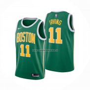 Maglia Boston Celtics Kyrie Irving NO 11 Earned 2018-19 Verde
