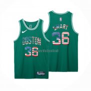 Maglia Boston Celtics Marcus Smart NO 36 75th Bandera Edition Verde