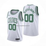 Maglia Boston Celtics Personalizzate Association 2020-21 Bianco