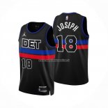 Maglia Detroit Pistons Cory Joseph NO 18 Statement 2022-23 Negro