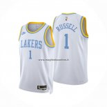 Maglia Los Angeles Lakers D'Angelo Russell NO 1 Classic 2022-23 Bianco