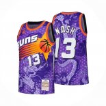 Maglia Phoenix Suns Steve Nash NO 13 Asian Heritage Throwback 1996-97 Viola