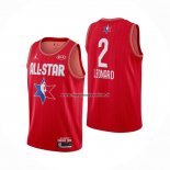 Maglia All Star 2020 Los Angeles Clippers Kawhi Leonard NO 2 Rosso