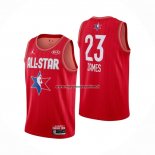 Maglia All Star 2020 Los Angeles Lakers LeBron James NO 23 Rosso