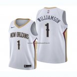 Maglia Bambino New Orleans Pelicans Zion Williamson NO 1 Association 2019-20 Bianco