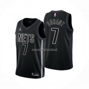 Maglia Brooklyn Nets Kevin Durant NO 7 Statement 2022-23 Negro