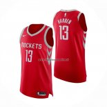 Maglia Houston Rockets James Harden NO 13 Icon Autentico Rosso