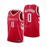 Maglia Houston Rockets Russell Westbrook NO 0 Icon 2018-19 Rosso