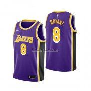 Maglia Los Angeles Lakers Kobe Bryant NO 8 Statement Viola