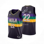 Maglia New Orleans Pelicans Larry Nance JR. NO 22 Citta 2022-23 Viola