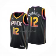 Maglia Phoenix Suns Ish Wainright NO 12 Statement 2022-23 Nero