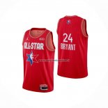 Maglia All Star 2020 Los Angeles Lakers Kobe Bryant NO 24 Rosso