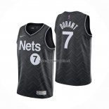 Maglia Brooklyn Nets Kevin Durant NO 7 Earned 2020-21 Nero