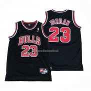 Maglia Chicago Bulls Michael Jordan NO 23 Retro Nero2