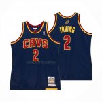 Maglia Cleveland Cavaliers Kyrie Irving NO 2 Mitchell & Ness 2011-12 Blu