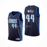 Maglia Dallas Mavericks Nicolo Melli NO 44 Earned 2020-21 Blu