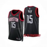 Maglia Houston Rockets Daishen Nix NO 15 Statement 2023-24 Nero
