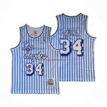 Maglia Los Angeles Lakers Shaquille O'Neal NO 34 Mitchell & Ness 1996-97 Blu Bianco