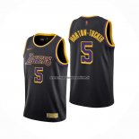Maglia Los Angeles Lakers Talen Horton-tucker NO 5 Earned 2020-21 Nero
