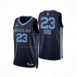 Maglia Memphis Grizzlies Derrick Rose NO 23 Icon Blu