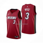 Maglia Miami Heat Dwyane Wade NO 3 Statement Rosso