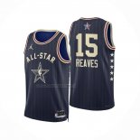 Maglia All Star 2024 Los Angeles Lakers Austin Reaves NO 15 Blu