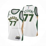 Maglia Boston Celtics Lamar Stevens NO 77 Citta 2023-24 Bianco