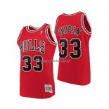 Maglia Chicago Bulls Scottie Pippen NO 33 Mitchell & Ness 1997-98 Rosso