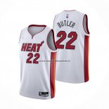 Maglia Miami Heat Jimmy Butler NO 22 Association 2021-22 Bianco