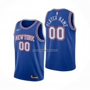Maglia New York Knicks Personalizzate Statement 2019-20 Blu
