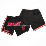 Pantaloncini Miami Heat Just Don Nero